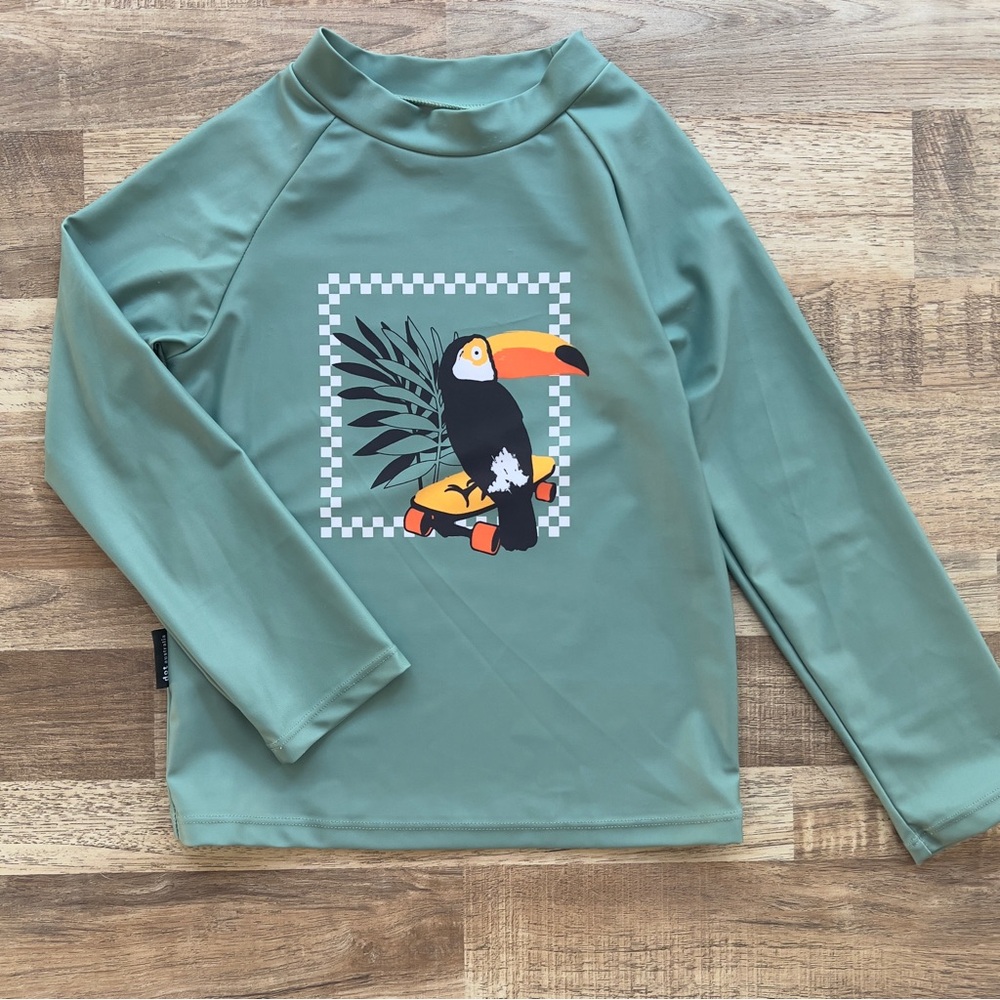 Dot Australia Green Toucan Swim Shirt